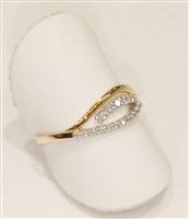 Anello Vidali Gioielli Donna in Oro giallo Zircone ANOR-17-34 - ANOR-17-34